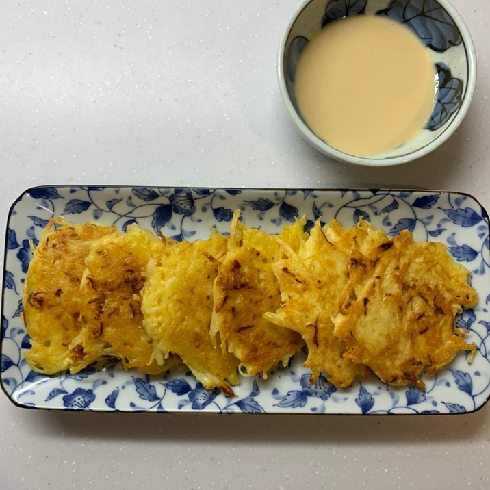 じゃがいもとキャベツのチーズお焼き